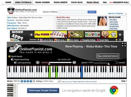 OnlinePianist : pour apprendre gratuitement le piano en ligne | TranCool | formation 2.0 | Scoop.it