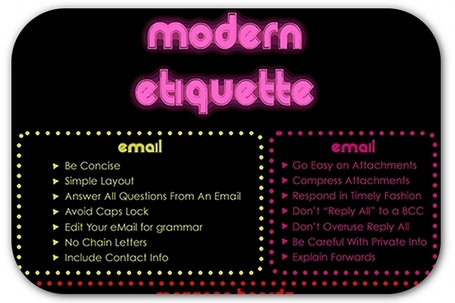 A cheat sheet for online etiquette | Articles | Home | E-Learning and Online Teaching | Scoop.it