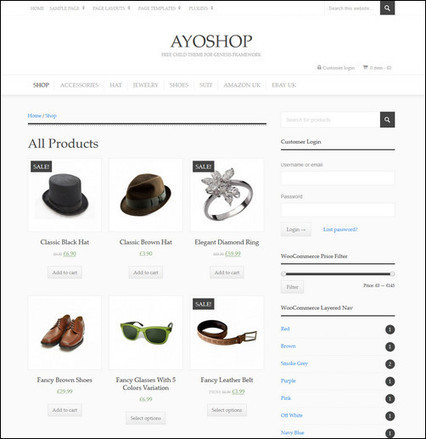 20 Free Ecommerce WordPress Themes - splash magazine | Template & Webdesign | Scoop.it