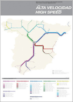 Mapa de los servicios ferroviarios de Alta Velocidad | | Recursos de Geografia | Scoop.it
