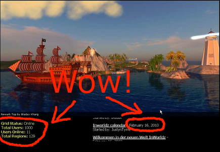 InWorldz reaches 50, 000 registered users&nbsp;milestone | Metaverse News | Scoop.it