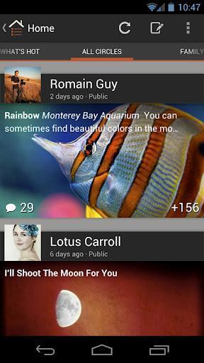 Google+ pour Android, mise &agrave; jour avec un nouveau look et de nouvelles fonctionnalit&eacute;s | Le Grenier de GM | Scoop.it