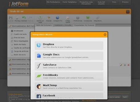 JotForm herramienta para crear formularios se vitamina con la integraci&oacute;n de otros servicios web | Ciencia Y Tecnolog&iacute;a | Scoop.it