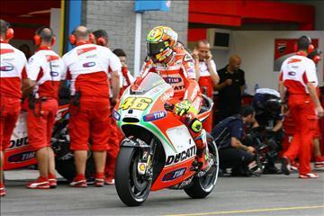 Out of luck Rossi hit by tyre woe, Bridgestone launch probe | Crash.Net | Ductalk | Scoop.it