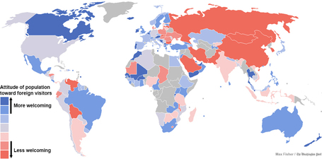 Countries that are most and least welcoming to foreigners | The Globe is Our Classroom | Scoop.it