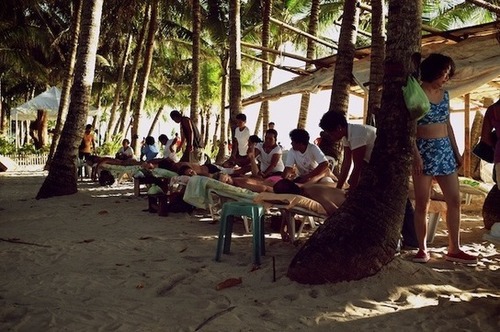 Massage At Sunset On White Beach Boracay Velvet Escape Travel Curation