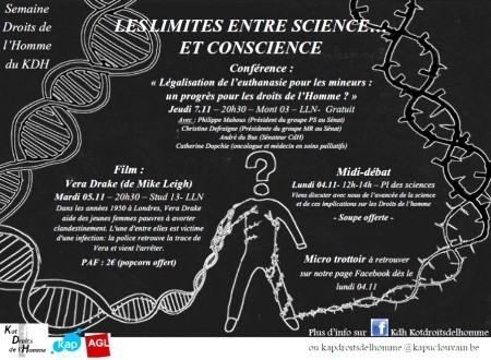 LLN - Conférence sur l'euthanasie | Koter Info - La Gazette de LLN-WSL-UCL | Scoop.it