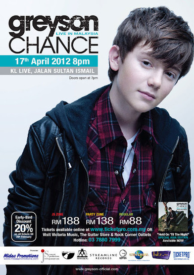 ZeroPlan Malaysia Greyson Chance Live in Malaysia 2012