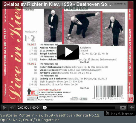Sviatoslav Richter in Kiev, 1959 - Beethoven Sonata No.12, Op.26; No.7, Op.10/3 & Bagatelles | offene Ablage: nothing to hide | oAnth-miscellaneous | Scoop.it
