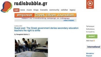 Radiobubble: periodismo ciudadano para luchar contra la crisis en Grecia #rbnews | Periodismo Ciudadano | Periodismo Ciudadano | Scoop.it