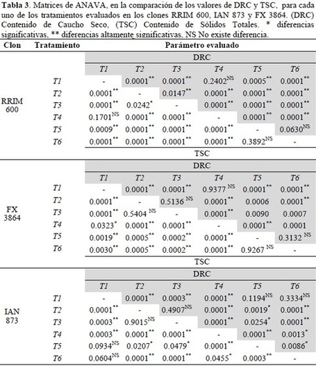 Colombia Forestal - Characterization of two latex parameters from Hevea brasiliensis (Willd. ex A. Juss.) M&uuml;ll. Arg. clones in the Colombian Altillanura | Hevea brasiliensis | Scoop.it