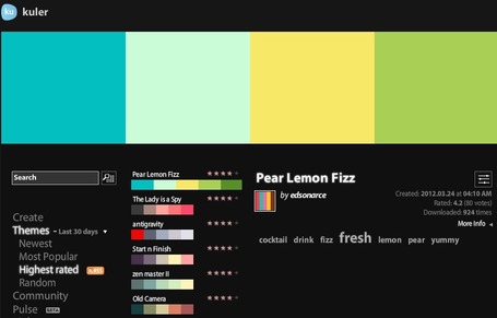 Adobe Kuler : Agencement de couleurs pour d&eacute;veloppeurs web | Wordpress et cetera | Scoop.it