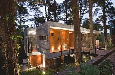 Stunning Hillside Forest Retreat Welcomes Nature Indoors | Designs & Ideas on Dornob | Innovative Architecture | Scoop.it