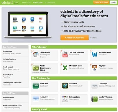 Edshelf.com | Directory of Digital Tools for Educators | Fill Your Digital Schoolbox | Scoop.it