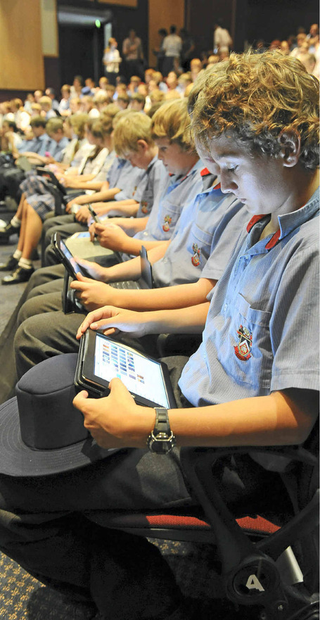 Students learn with a simple touch - Bundaberg News Mail | Math and Technology in the Classroom | Scoop.it