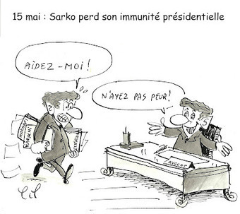 Sarko perd son immunit&eacute; pr&eacute;sidentielle | Baie d'humour | Scoop.it