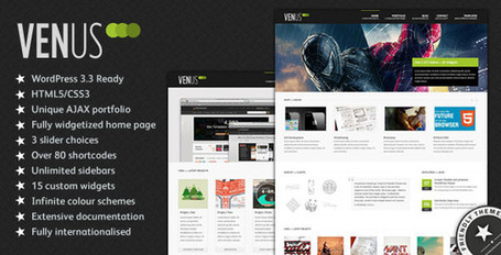 Venus: Business & Portfolio WordPress Theme | Premium Wordpress Themes | Scoop.it