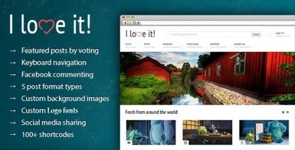 I Love it Theme – User Driven Content Sharing Theme | Premium Wordpress Themes | Scoop.it