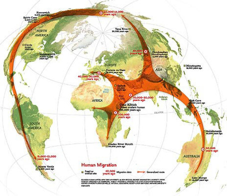 New Stanford analysis provides fuller picture of human expansion from&nbsp;Africa | Science is Cool! | Scoop.it