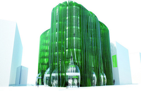Algae Urban Farm / ecoLogicStudio - eVolo | Architecture Magazine | Futurable Planet: Answers from a Shifted Paradigm. | Scoop.it