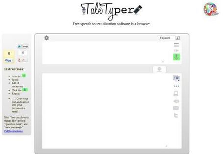 TalkTyper &ndash; dictando textos con nuestra voz | Educaci&oacute;n 2.0 | Scoop.it