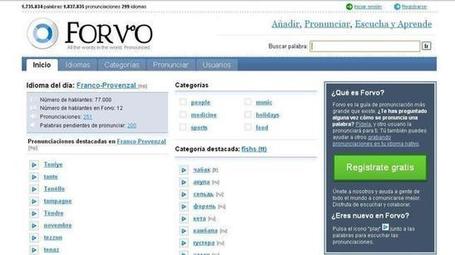 Forvo, la &laquo;Wikipedia de las pronunciaciones&raquo; | TIC-TAC_aal66 | Scoop.it
