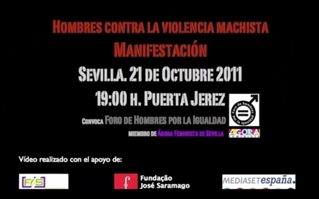 Manifestaci&oacute;n #hombresporlaigualdad contra la #violenciamachista. Sevilla #21oct. 19&nbsp;horas. | Cuidando... | Scoop.it