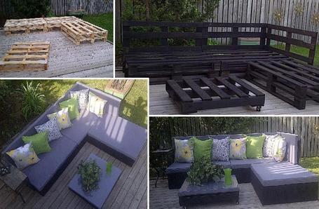 An outdoor furniture DIY Upcycled Garden Styl...