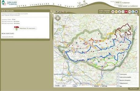 CARTE INTERACTIVE - Pr&eacute;parez votre parcours sur notre carte interactive ! - V&eacute;lo Loisir en Luberon | eTourisme - Eure | Scoop.it