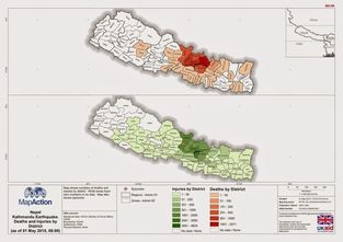 Mapas voluntarios para salvar vidas en Nepal