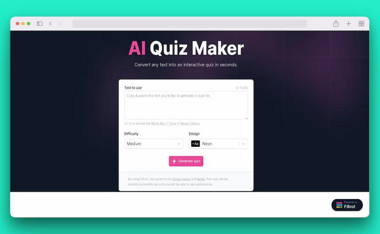 Ai Quiz Maker Crear Un Quiz Gratis En Menos De