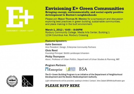 You&rsquo;re Invited: Join Mayor Menino for a Symposium about Greening Boston | Boston Redevelopment Authority News | The Boston Green Scoop | Scoop.it