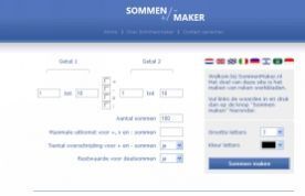 Rekenwerkbladen maken met de Sommenmaker. | po | Scoop.it
