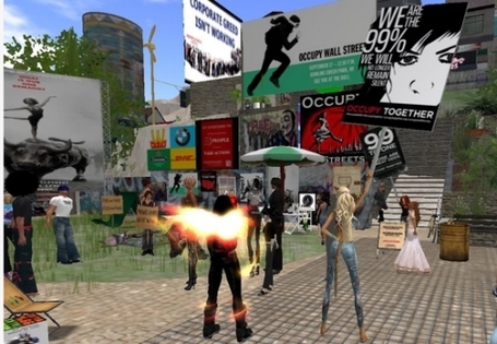 New World Notes: Occupy Wall Street Adds Second Life as a Protest Spot - And Why It's a Legitimate Place to Rally | #OccupyWallstreet | Scoop.it