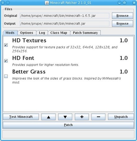 MCPatcher HD Fix 1.4.5 Minecraft 1.4.5