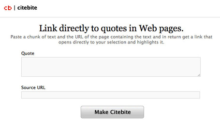 Deep Link Straight To Original Quotes and Passages Within Web Pages with Citebite | Libraries and publishing | Scoop.it