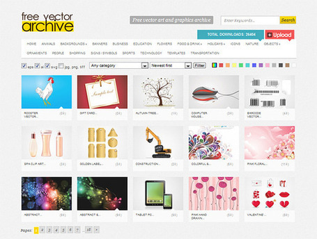 20 Best Websites For Finding Free Vector Art | Playful Learning | Scoop.it