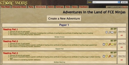 Gamify your classroom with Chore Wars &ndash; Digital Play | Narration transmedia et &eacute;ducation | Scoop.it