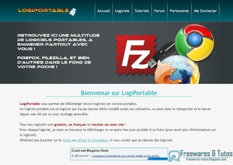 LogiPortable, un site d&eacute;di&eacute; aux logiciels portables | formation 2.0 | Scoop.it