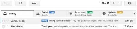 Nuevo Inbox de Gmail.- | Google+, Pinterest, Facebook, Twitter y mas ;) | Scoop.it