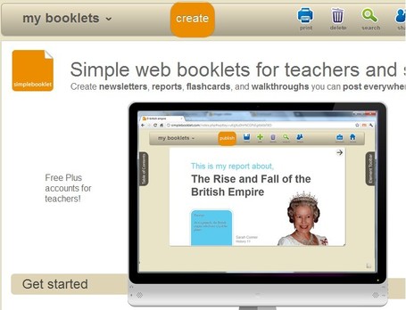 simplebooklet homepage | Educational Technology and New Pedagogies | Scoop.it