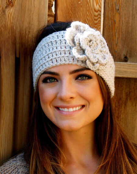 Crocheted Flower Headband | Arts, Crafts and Design Finds | Arty Crafts | Scoop.it