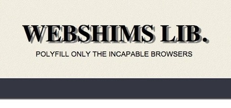 Webshims lib &ndash; The capability-based polyfill-loading JS library - CodeVisually | coolwebworks | Scoop.it