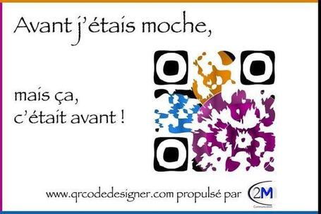 Avant j'&eacute;tais moche... QRcode by Benoit Dupard's | QRdressCode | Scoop.it
