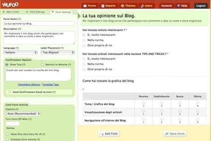 Wufoo per creare ottimi form online. | ilTecnoSociale.com | il TecnoSociale | Scoop.it
