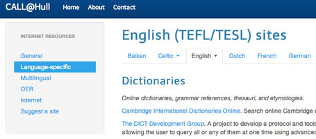 CALL@Hull: English (TEFL/TESL) sites | TELT | Scoop.it