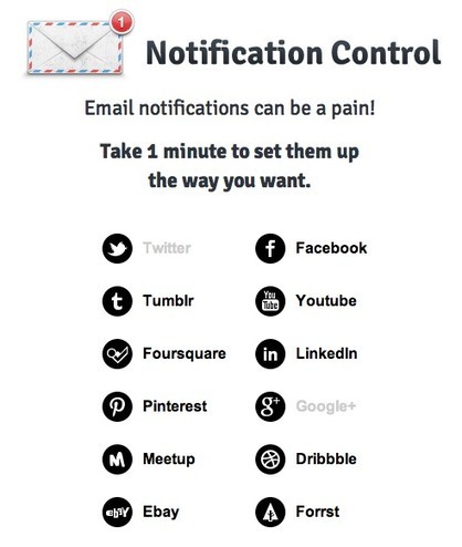 Catepol 3.0 &raquo; Notifiche mail dai social network: come gestirle | catepol | Scoop.it