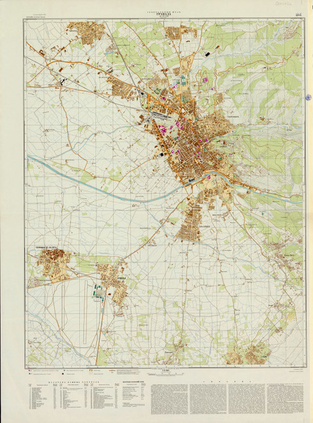Mapas inéditos de 8 ciudades andaluzas realizados durante la Guerra Fría por el servicio cartográfico de la Unión Soviética