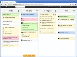 KanbanFlow. Gestionnaire de taches collaboratif. | Bubble Webmarketing curation | Scoop.it