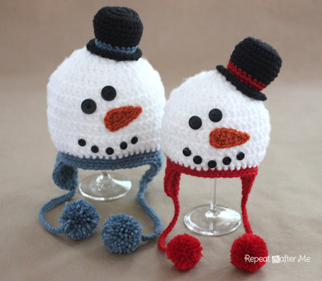 Snowman Amigurumi Crochet Pattern for Christmas ~ Amigurumi